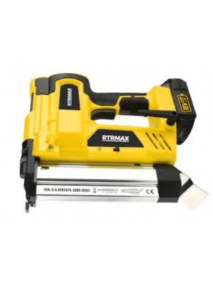 Rtrmax RTX1875 X-Lion 18V 2 Amper Çift Akülü 19-40 MM Zımba + 20-50 MM Çivi Çakma Tabancası